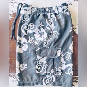 Men’s Hawaiian Swim Trunks